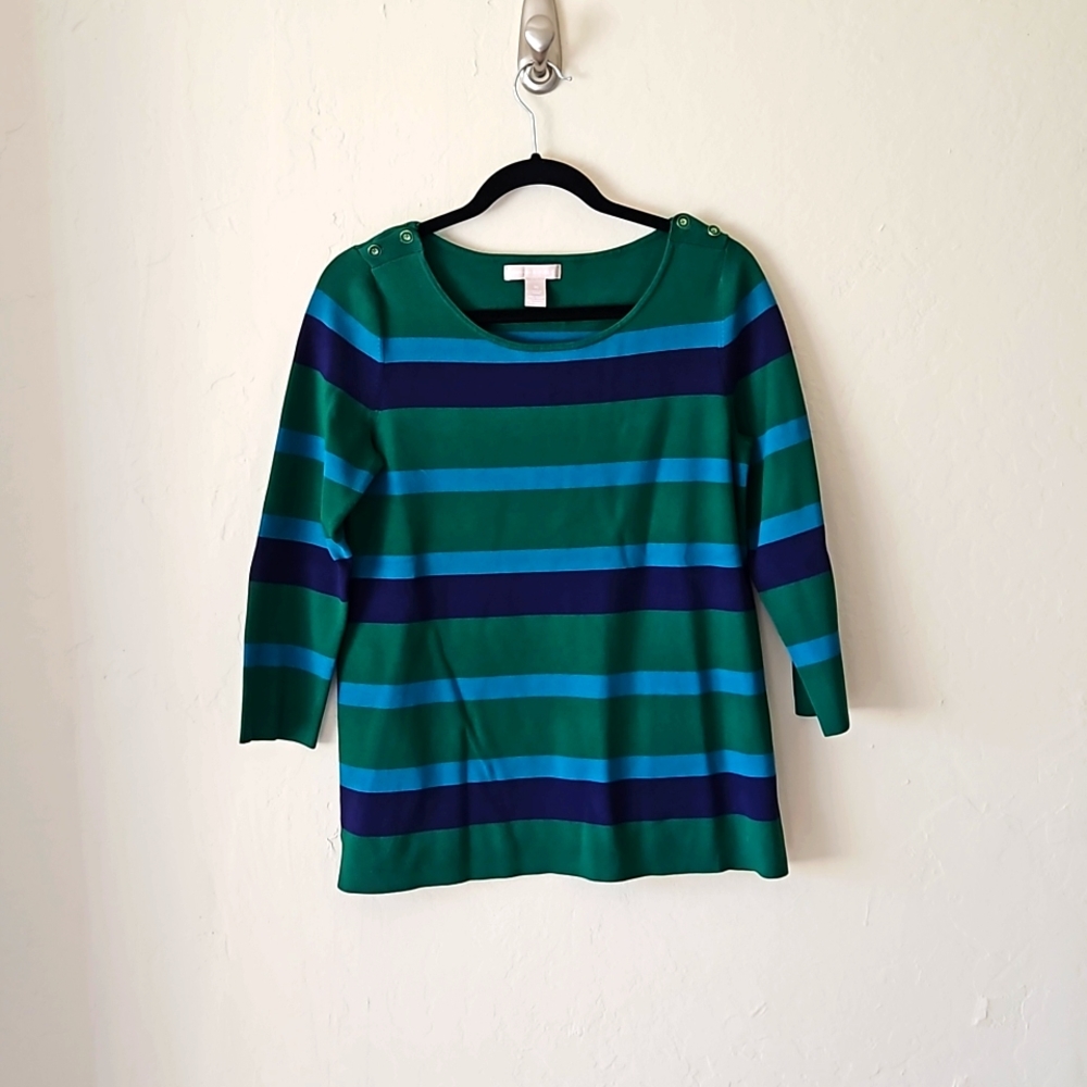 Striped Knit Sweater